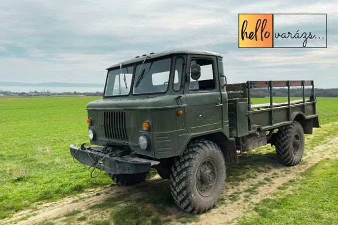 Élményvezetés egy Gaz 66 típusú teherautóval