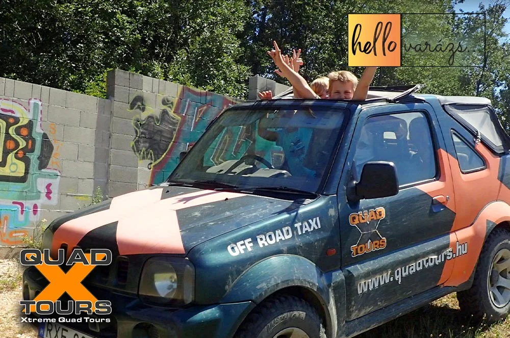 30 perces Offroad terepjárós élményvezetés, gyerekeknek is
