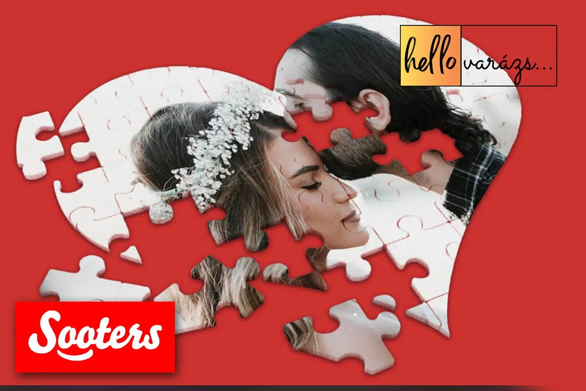 Saját puzzle? 114db-os szív alakú saját fényképes puzzle
